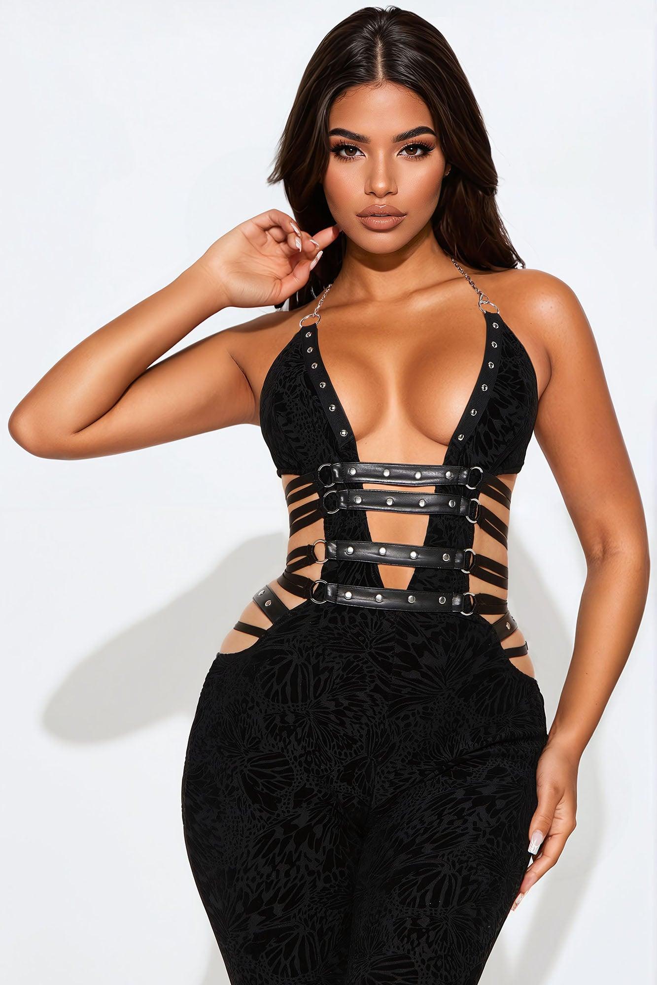 Love To See It Jumpsuit - Black Product Image
