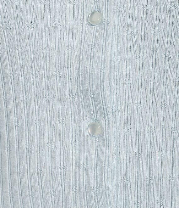 Moa Moa Button Front Long Sleeve Top Product Image