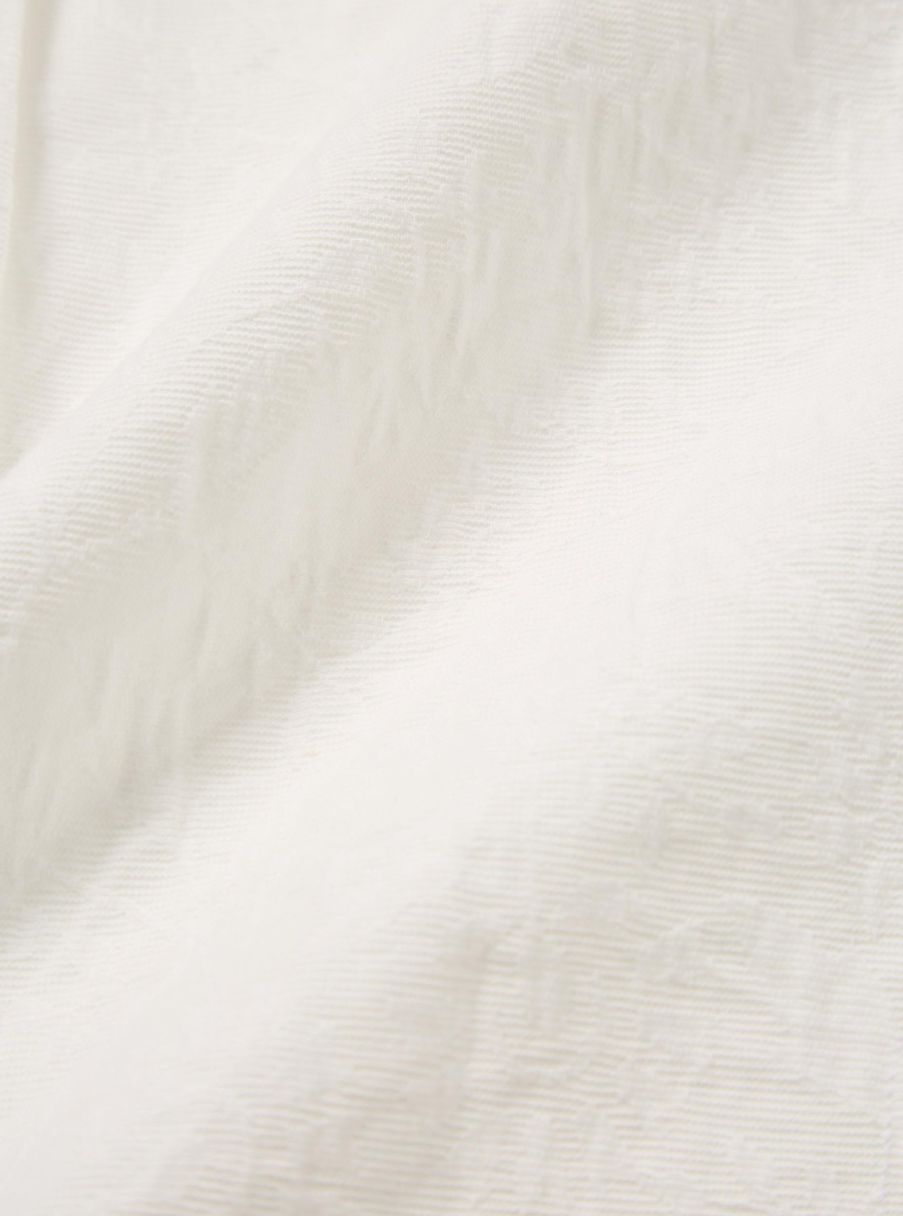 Universal Works Lazy Day Shirt in White Floral Jacquard Product Image