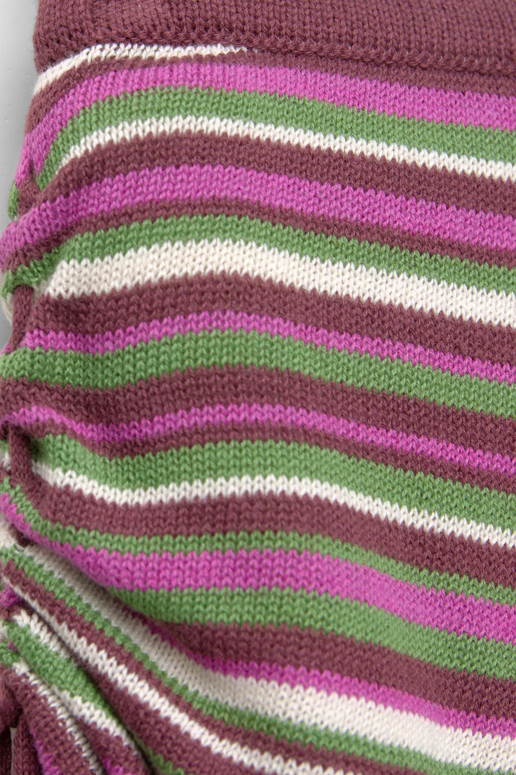 Striped knit shorts Product Image