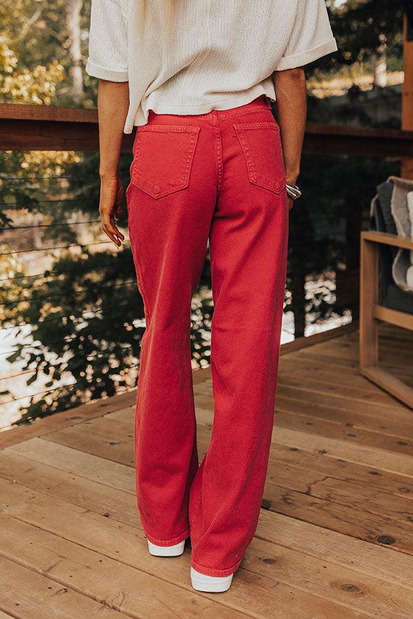 JUST USA Rylee High Waist Wide Leg Jean Product Image