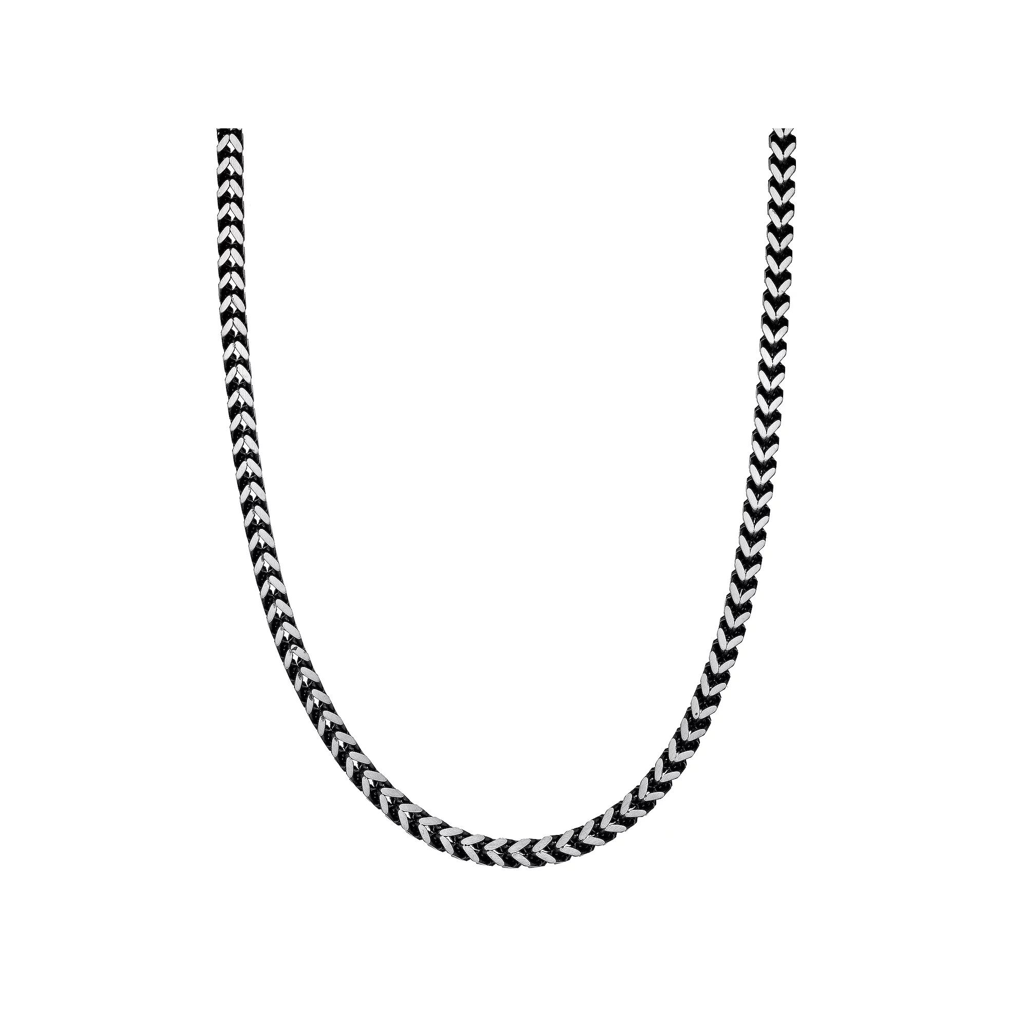 Men's LYNX Two Tone Stainless Steel Chain Necklace, Size: 22" Product Image