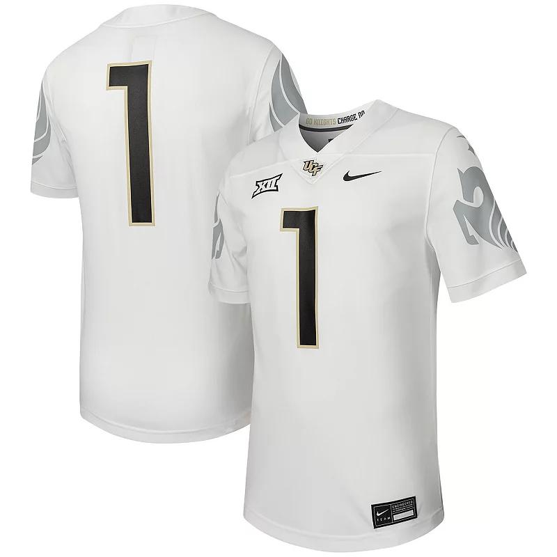 Men's Nike #1 White UCF Knights Untouchable Replica Football Jersey,  Product Image
