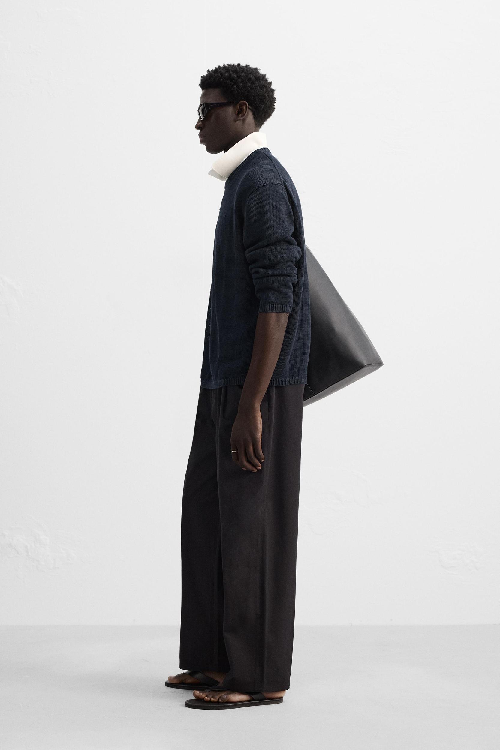 100% LINEN SWEATER Product Image