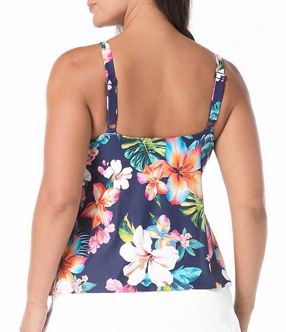 Beach House Plus Size Paloma Beach Solids Emma Swim Skort Product Image