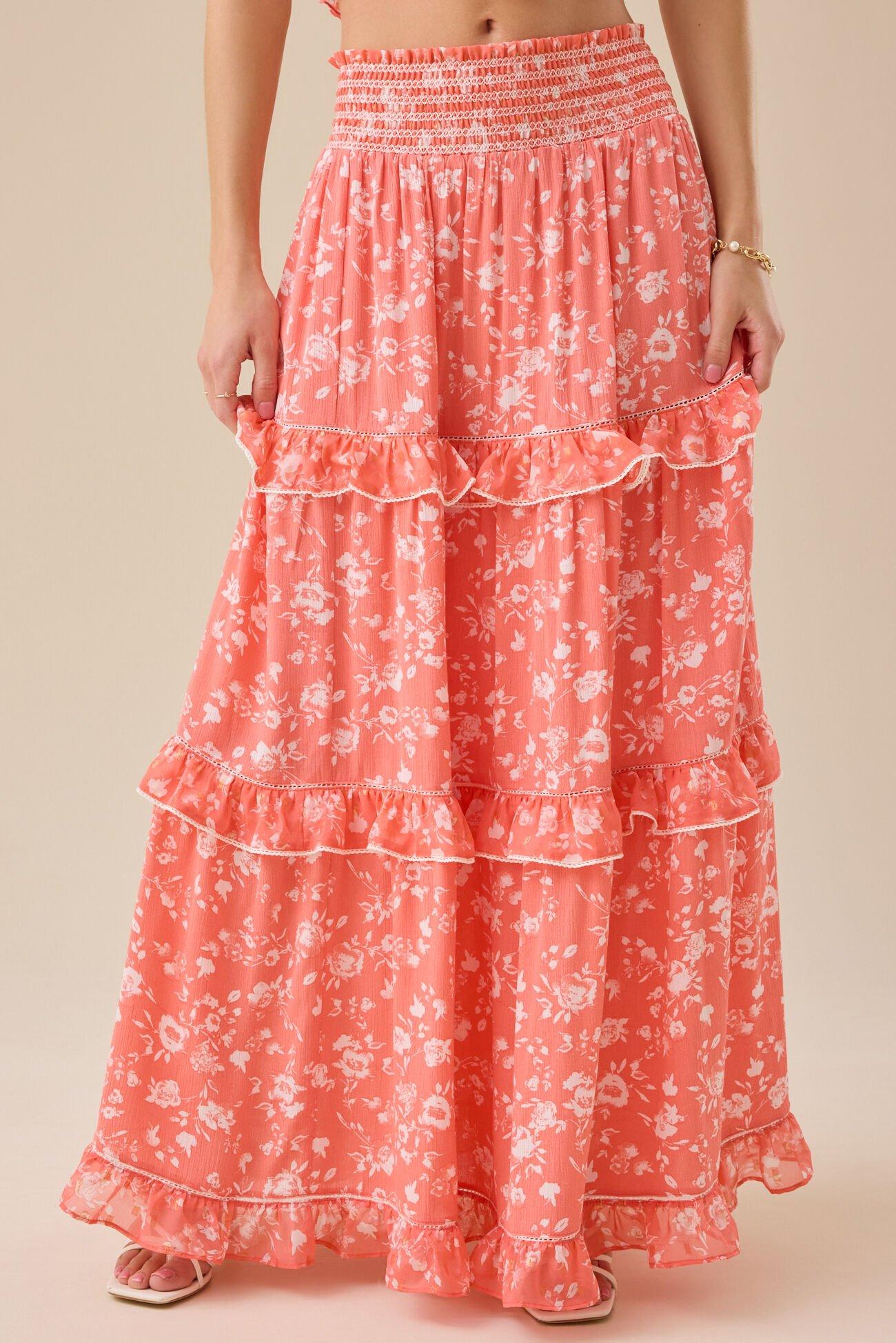 Roan Floral Skirt Product Image