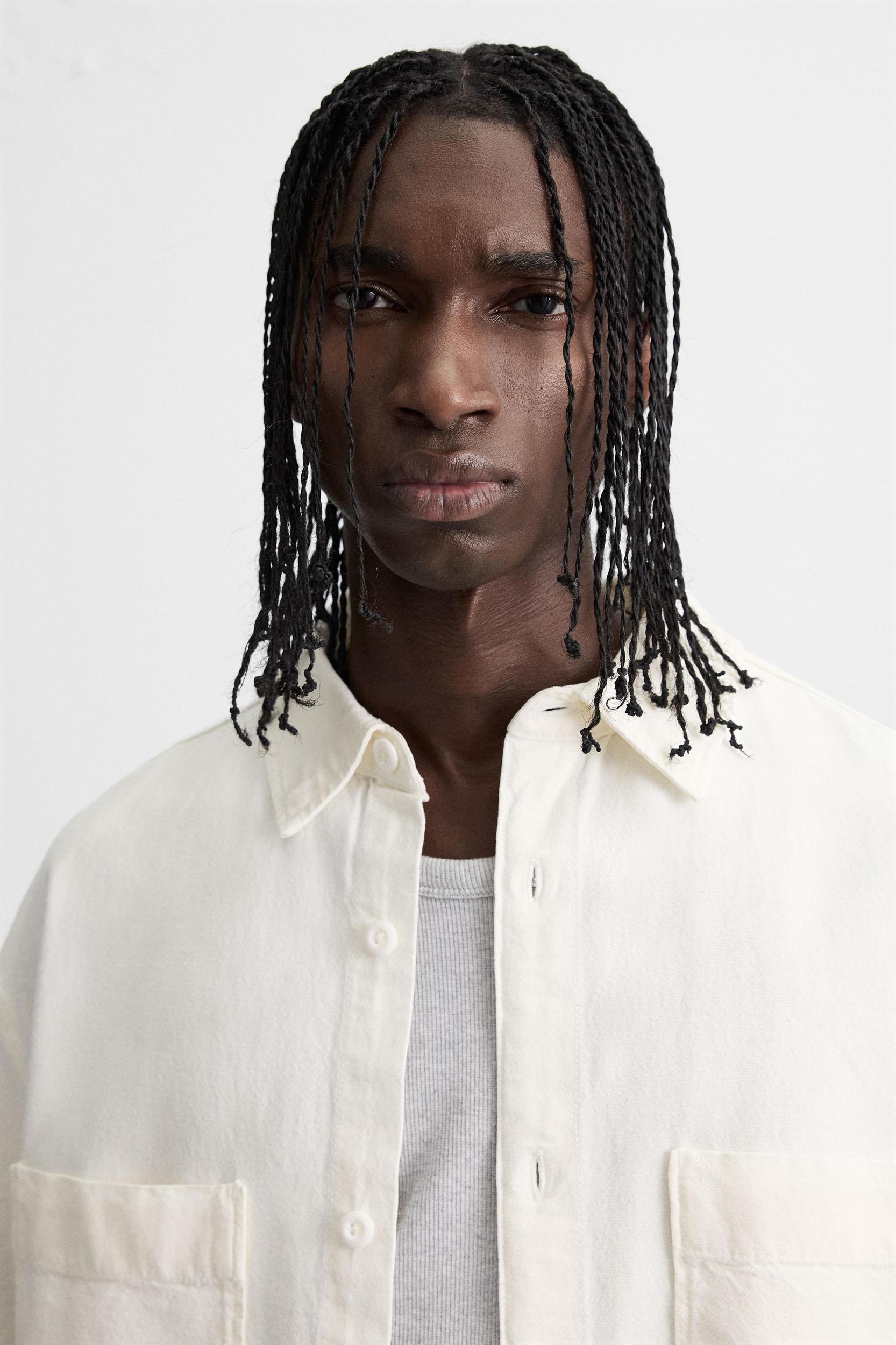 CONTRAST EMBROIDERY SHIRT Product Image