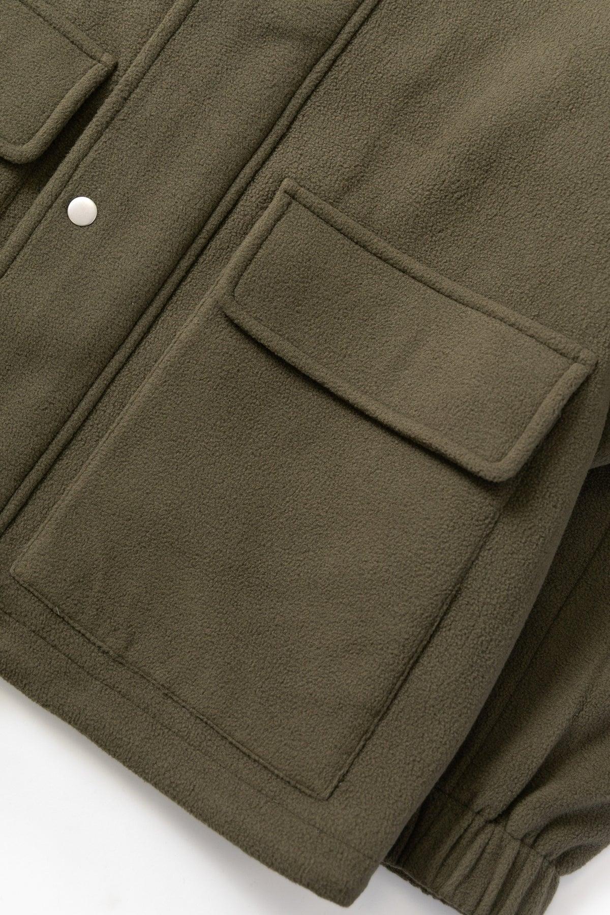 Blacksmith - Polar Fleece Warm Up Jacket - Olive Product Image