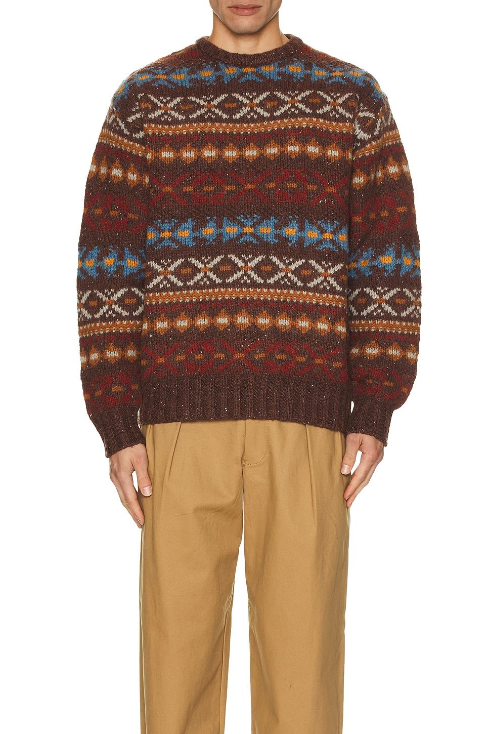 Crew Fair Isle Pattern 3g Sweater Product Image