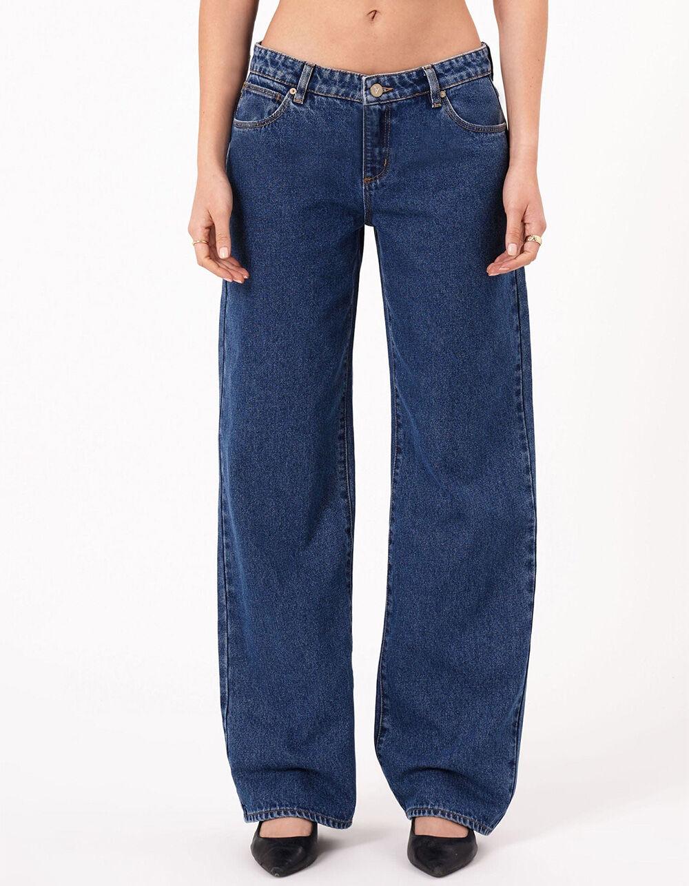 ABRAND 99 Low Baggy Bella Womens Jeans - DARK VINTAGE Product Image