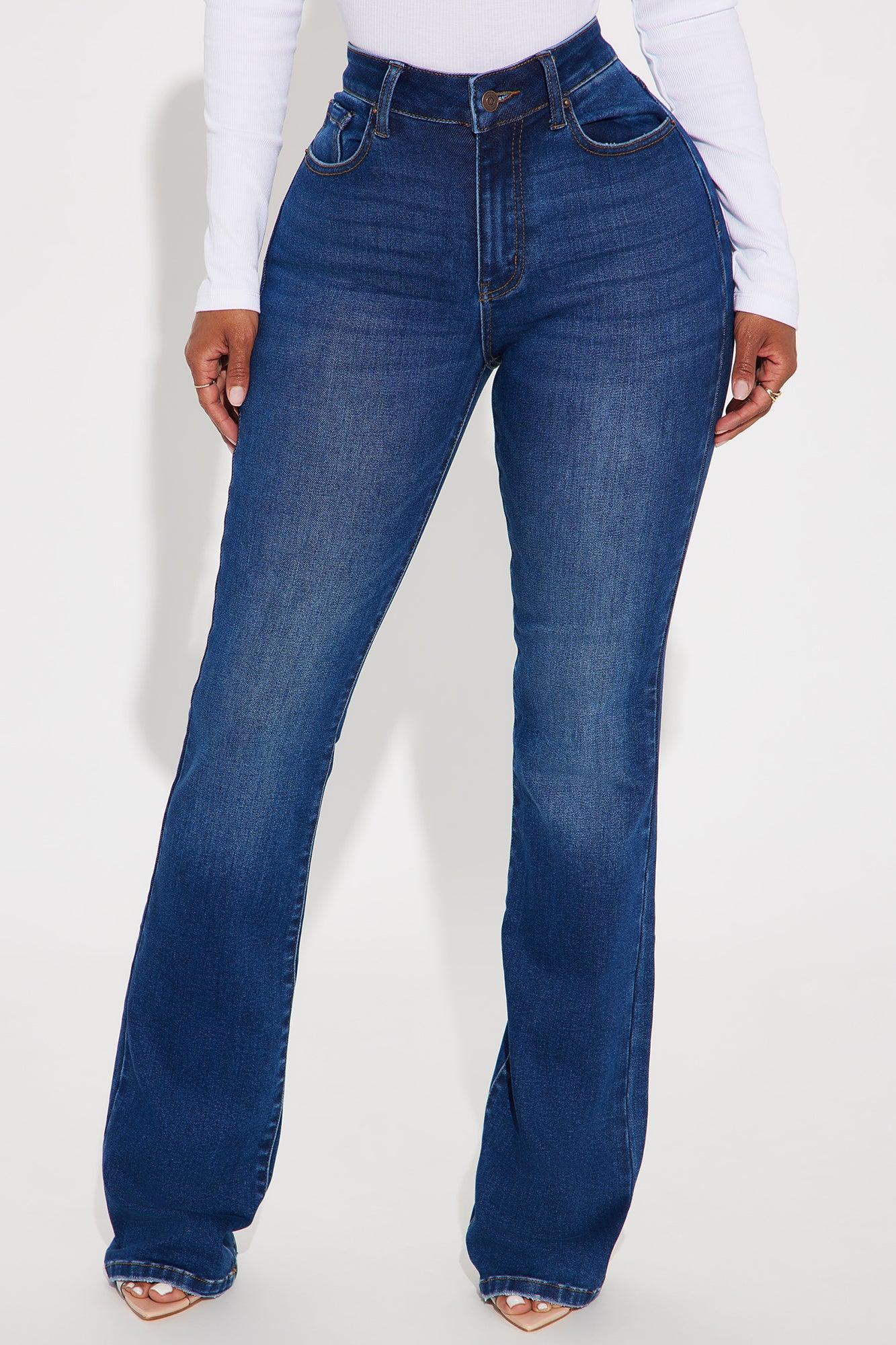 Devyn Stretch Bootcut Jeans - Dark Wash Product Image