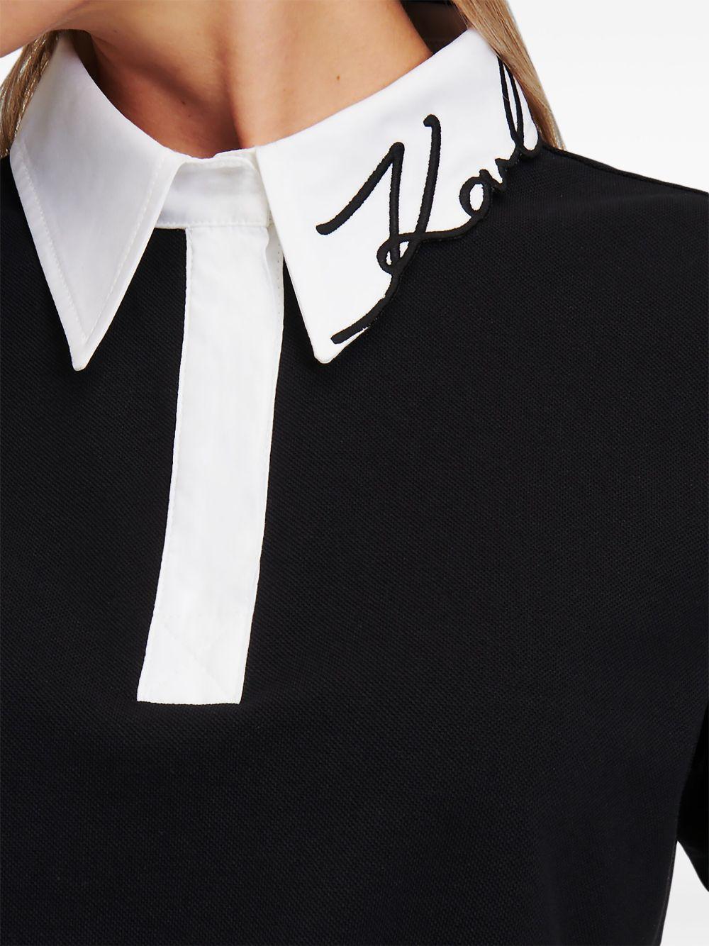 Signature organic-cotton polo shirt Product Image