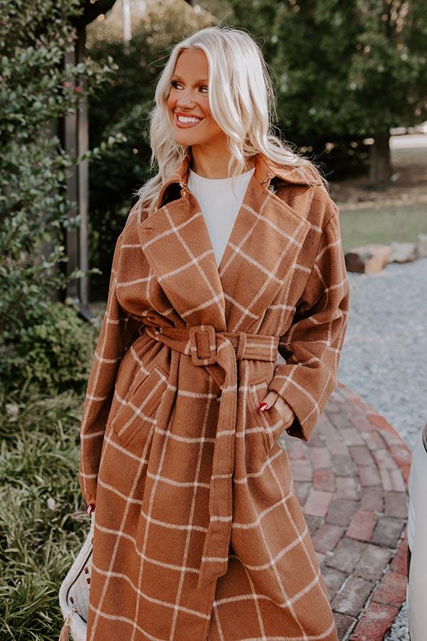 So Plaid You're Mine Coat Product Image