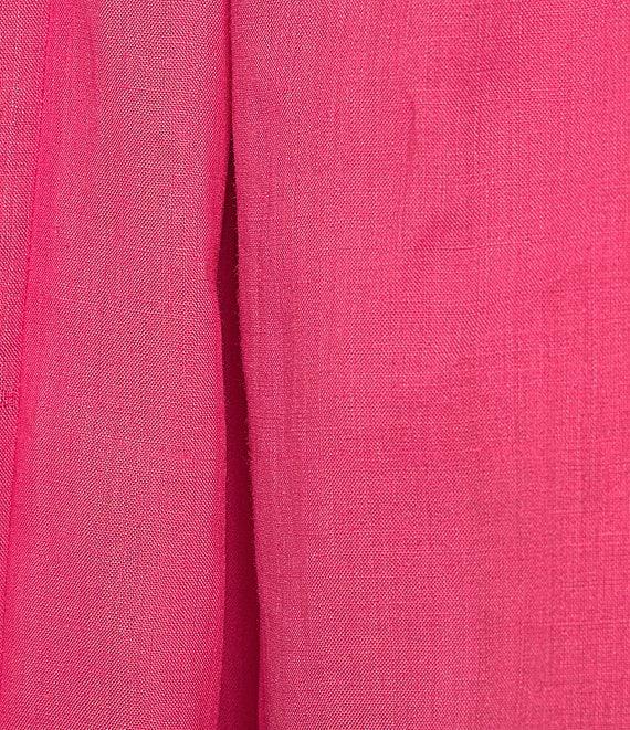 Every Round Neck Sleeveless Bubble Hem Shift Dress Product Image