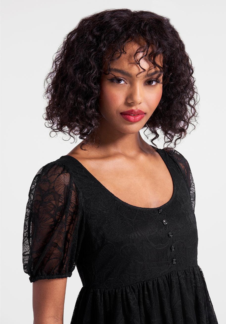 Right Lace, Right Time Babydoll Dress Product Image