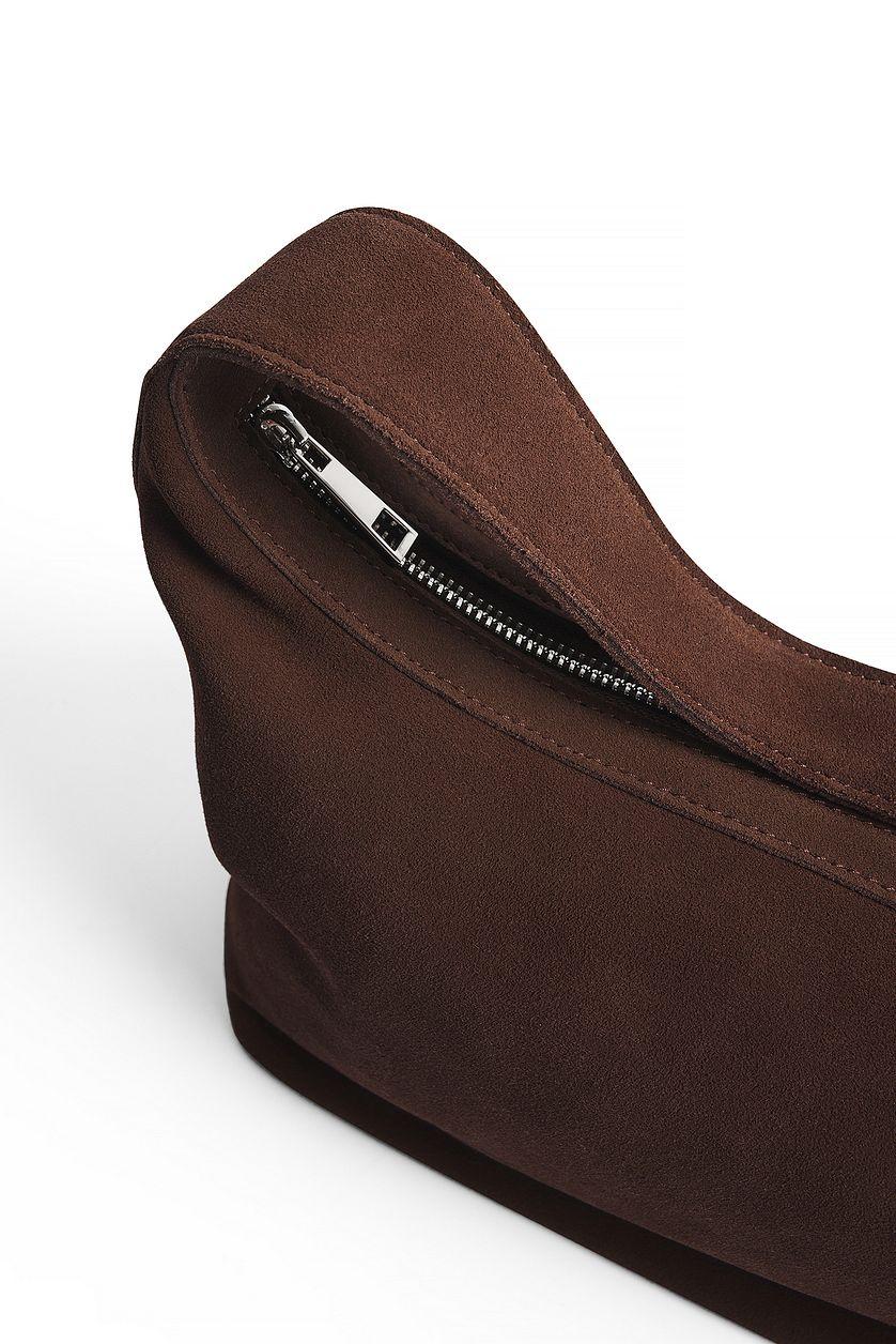 Boxy Suede Shoulder Bag Product Image