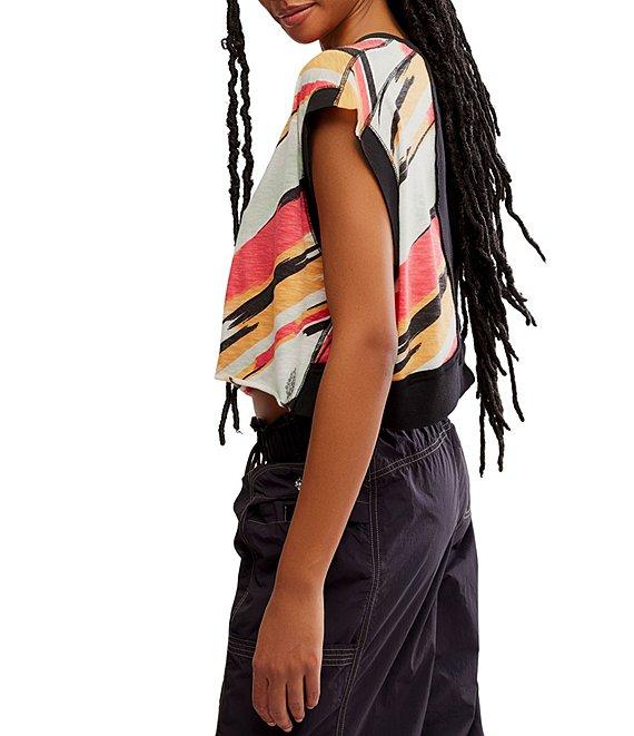 FP Movement Multi Print Crew Neck Short Sleeve My Time Tee Product Image