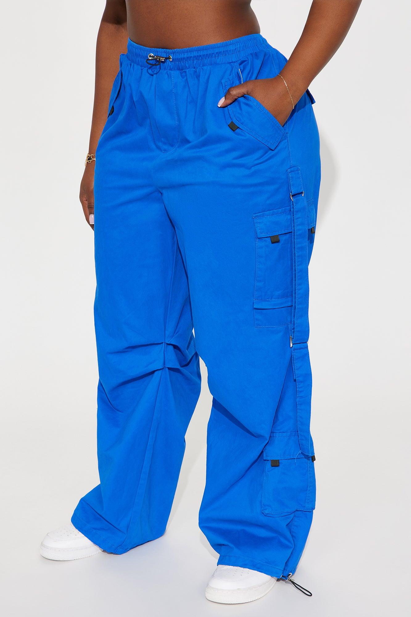 Don't Mess Around Cargo Pant - Royal Female Product Image