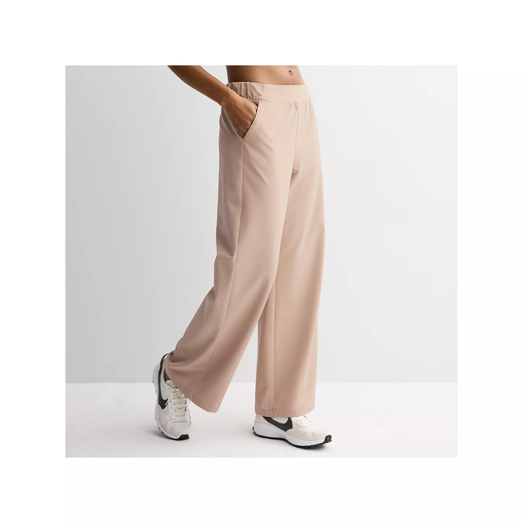 Women's Tek Gear Sport Gear Wide Leg Woven Pants, Size: XXL, Brown Freeze Product Image