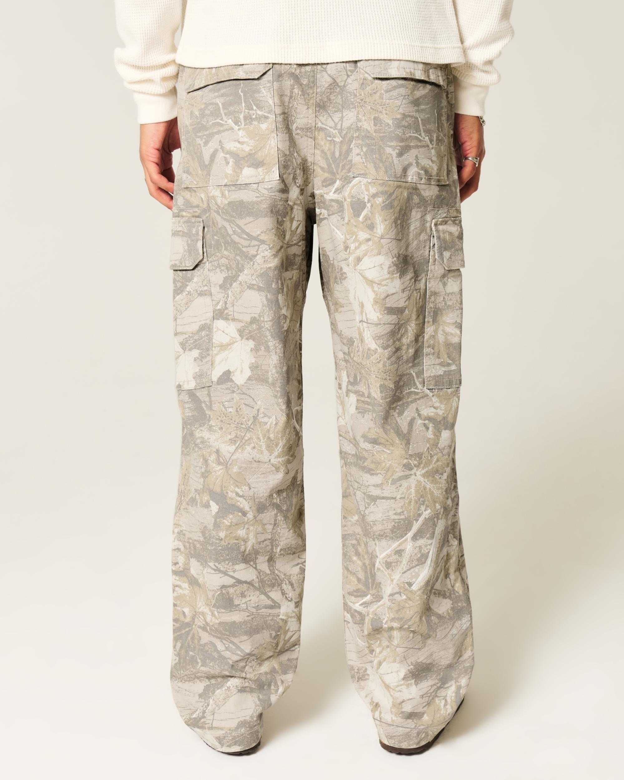 Camo Skater Baggy Cargo Pants Product Image