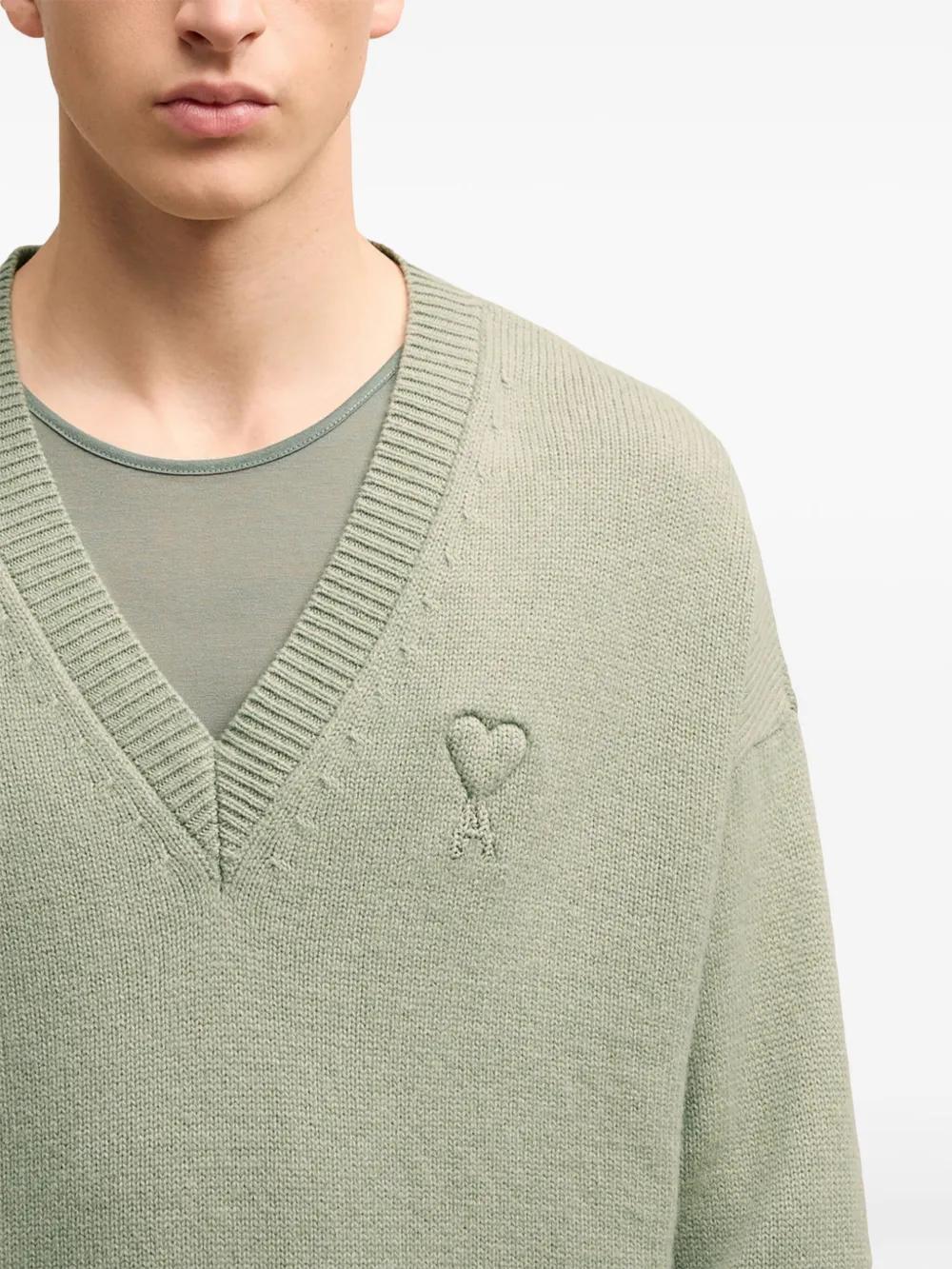 Ami de Coeur wool-cashmere blend sweater Product Image