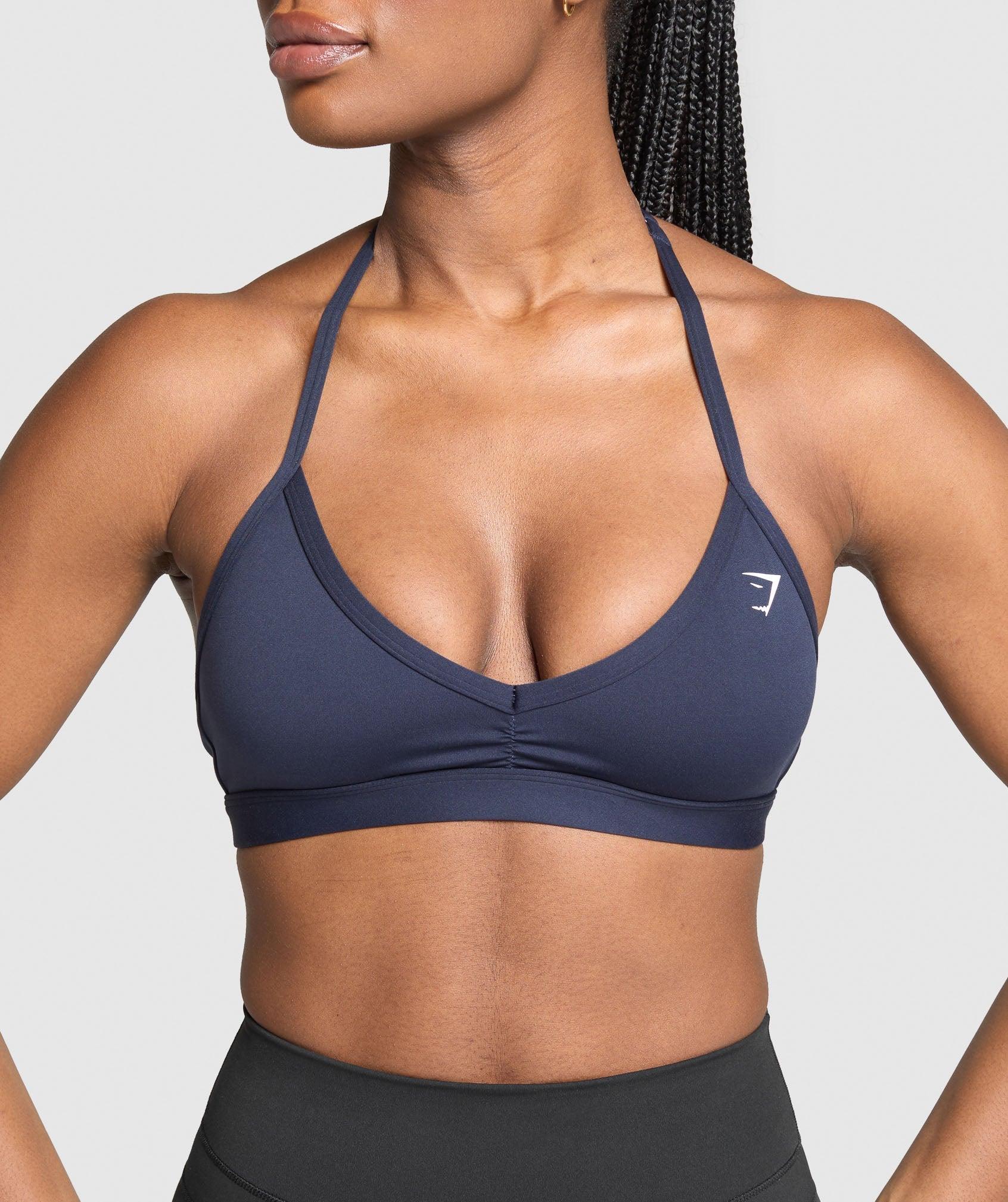 Minimal Halterneck Sports Bra Product Image