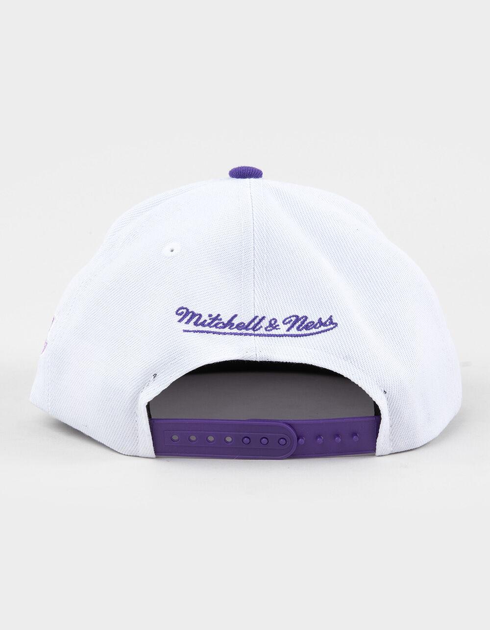 MITCHELL & NESS Los Angeles Lakers 94 Draft Snapback Hat - WHITE Product Image