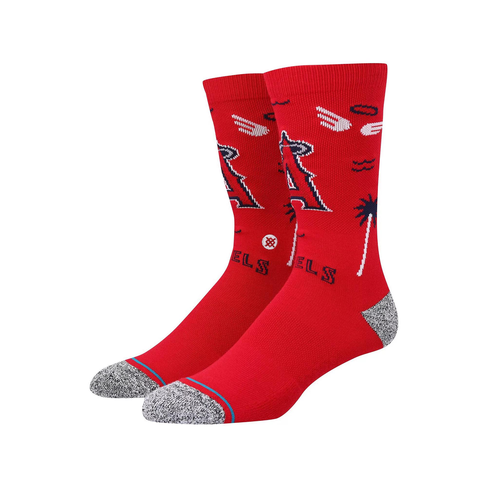 Men's Stance Los Angeles Angels Landmark Crew Socks,  Product Image