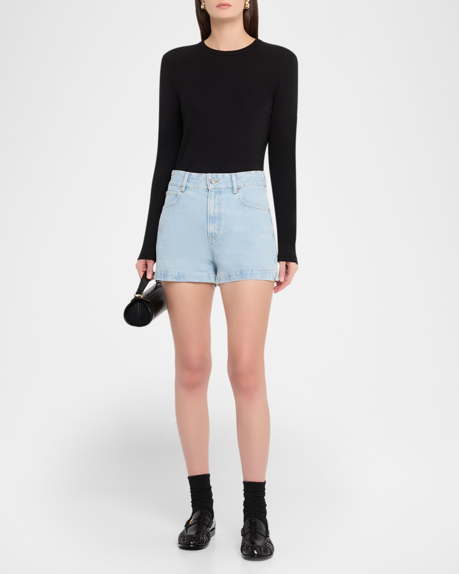 The Charm Denim Shorts Product Image