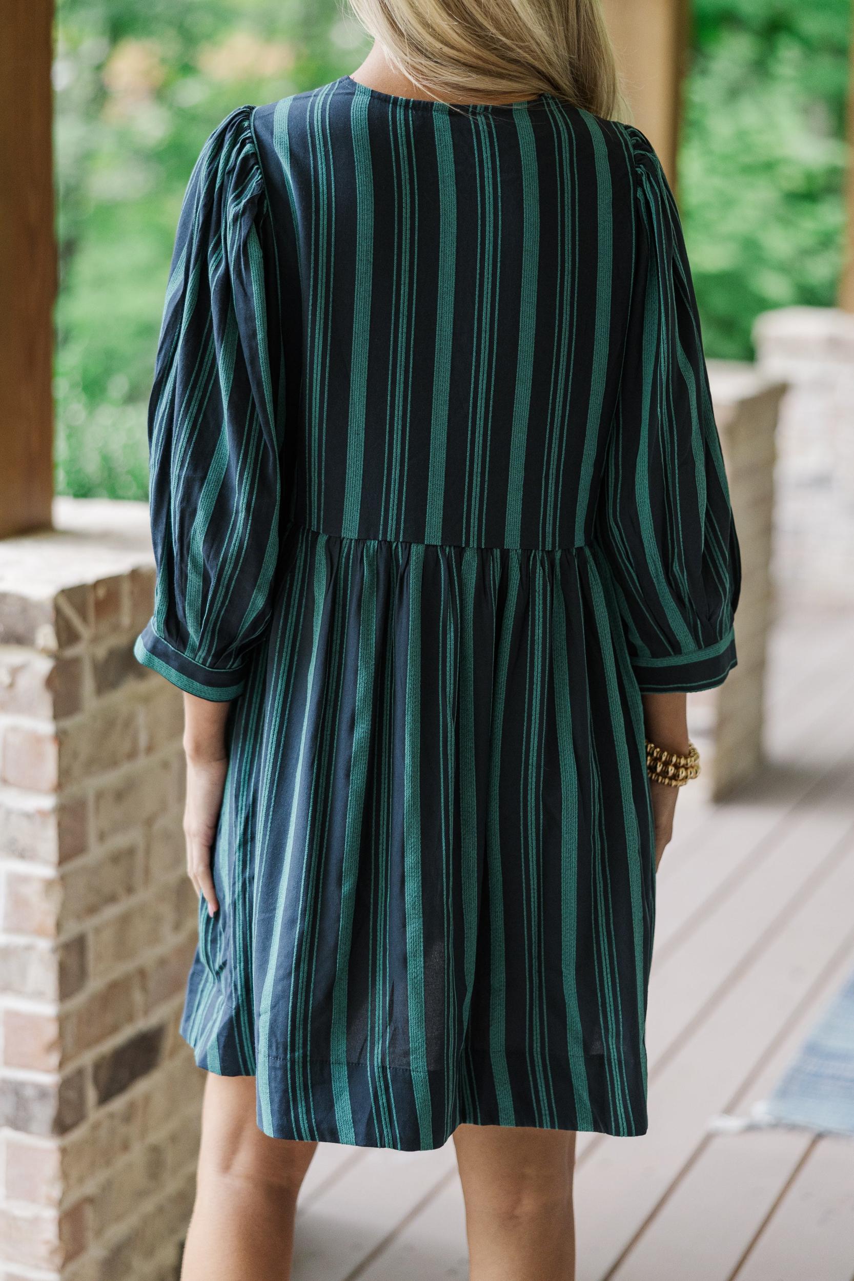 Face Your Truth Green Bow Detailed Dress Female Product Image