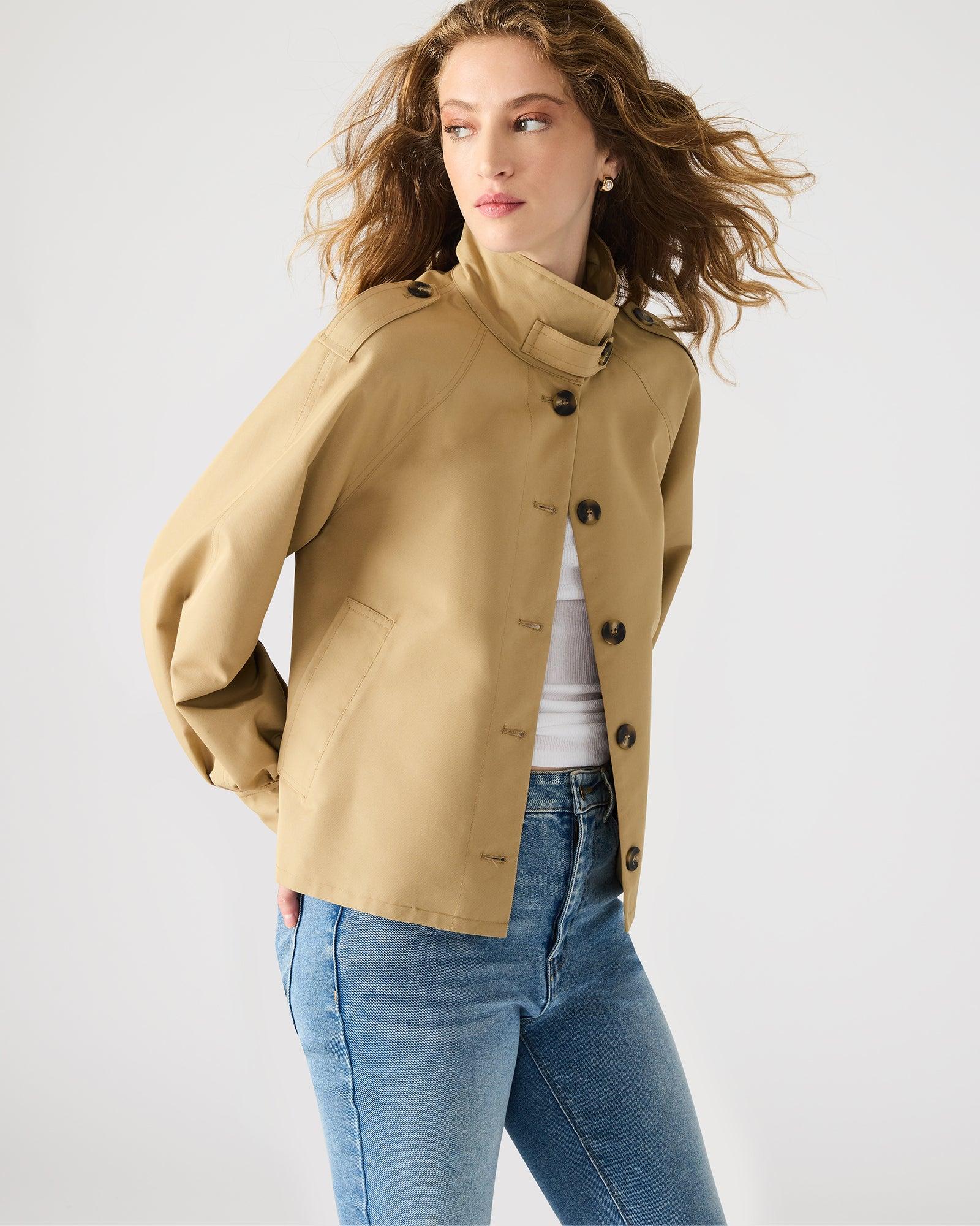 KAYLEE JACKET MEDIUM KHAKI Female Product Image