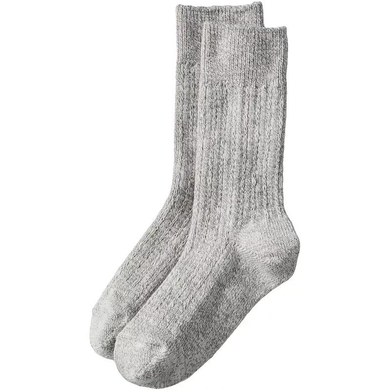 Women's Lands' End Marl Crew Camp Socks,  Product Image