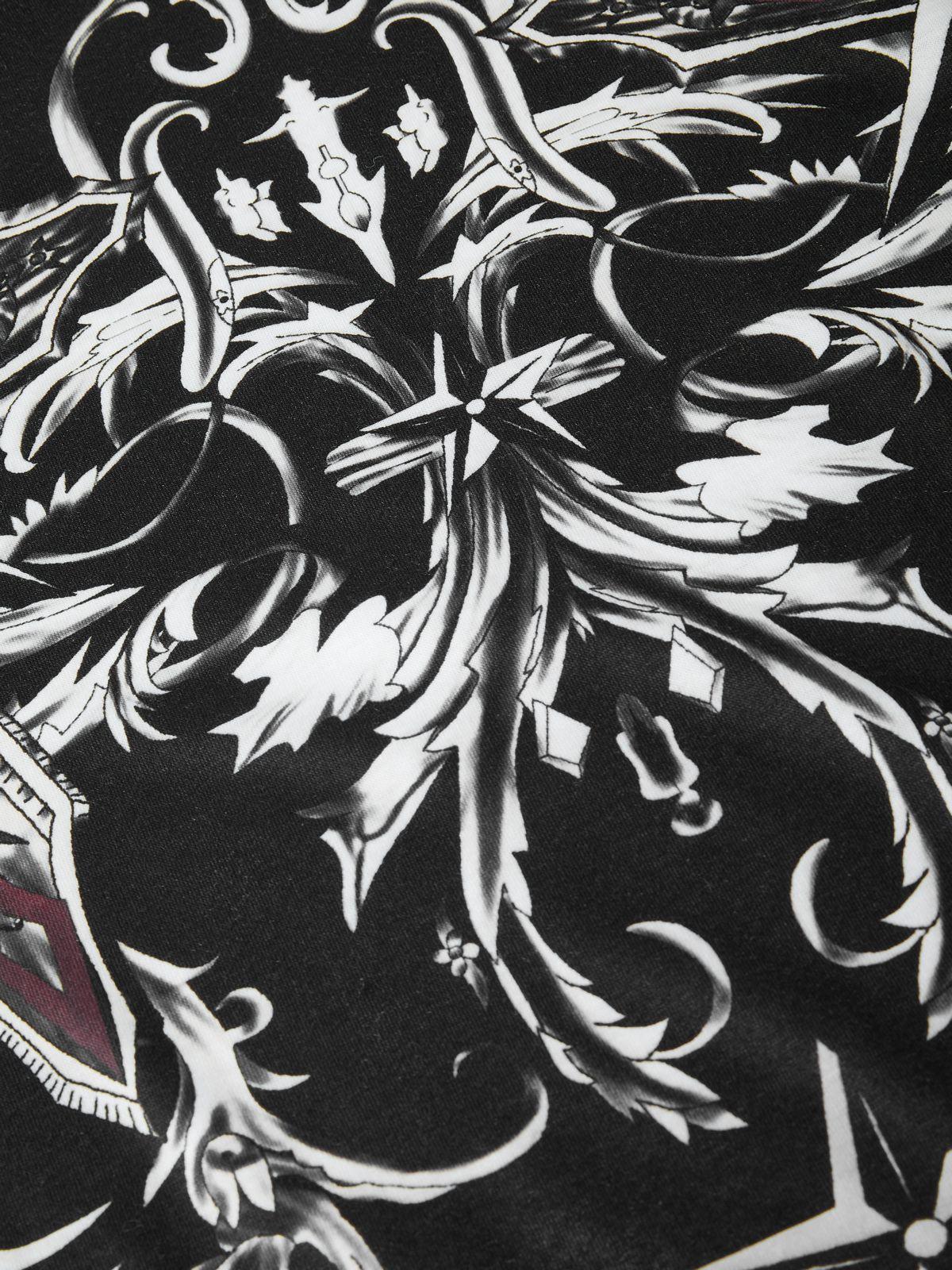 Punk Patchwork Long Sleeve Graphic Tee Product Image