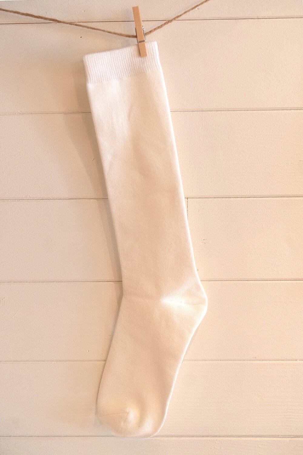 White Knee Socks Product Image