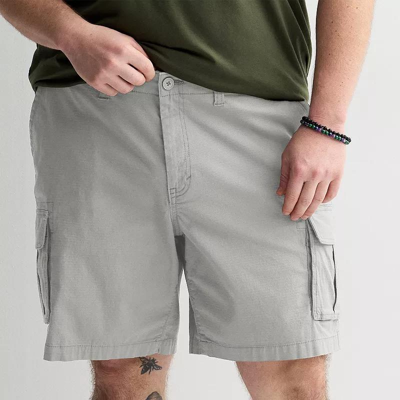 Big & Tall Sonoma Goods For Life® Flexwear Everyday Cargo Shorts, Men's, Size: 52, Iron Ore Product Image
