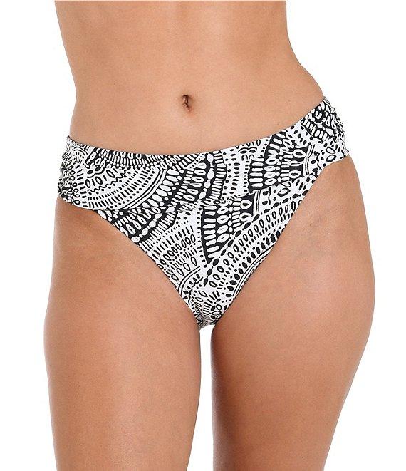 La Blanca Dream Catcher Shirred Banded Hipster Swim Bottom Product Image
