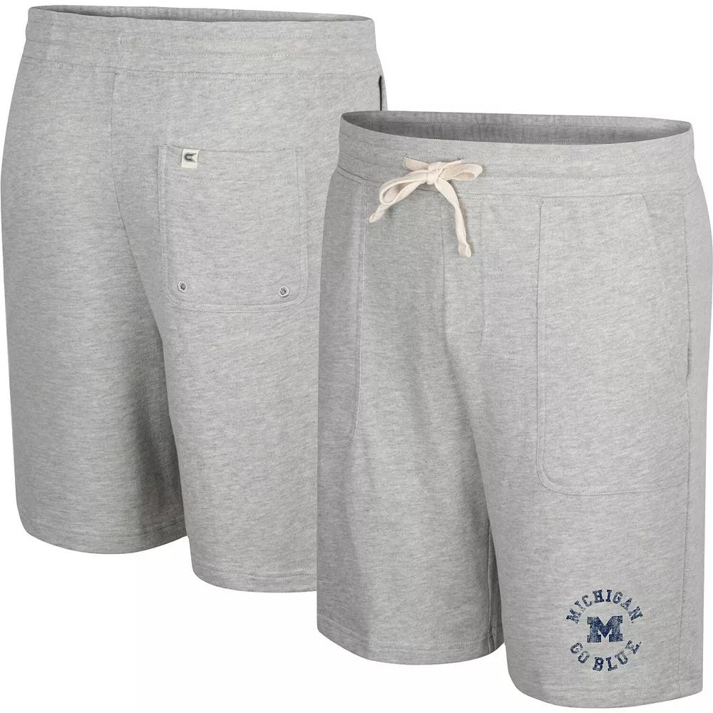 Mens Colosseum Heather Gray LSU Tigers Love To Hear This Terry Shorts Product Image