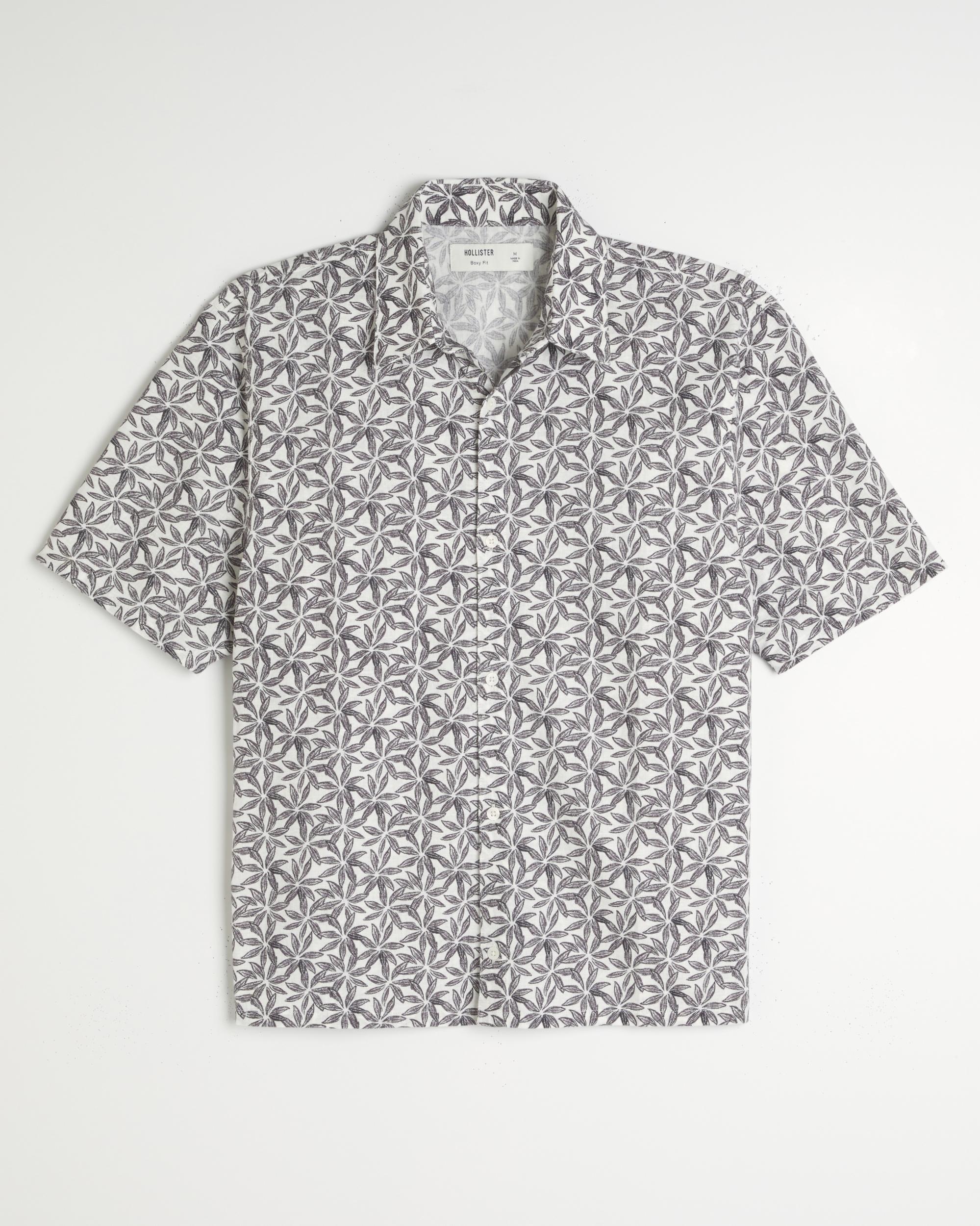 Boxy Short-Sleeve Shirt Product Image