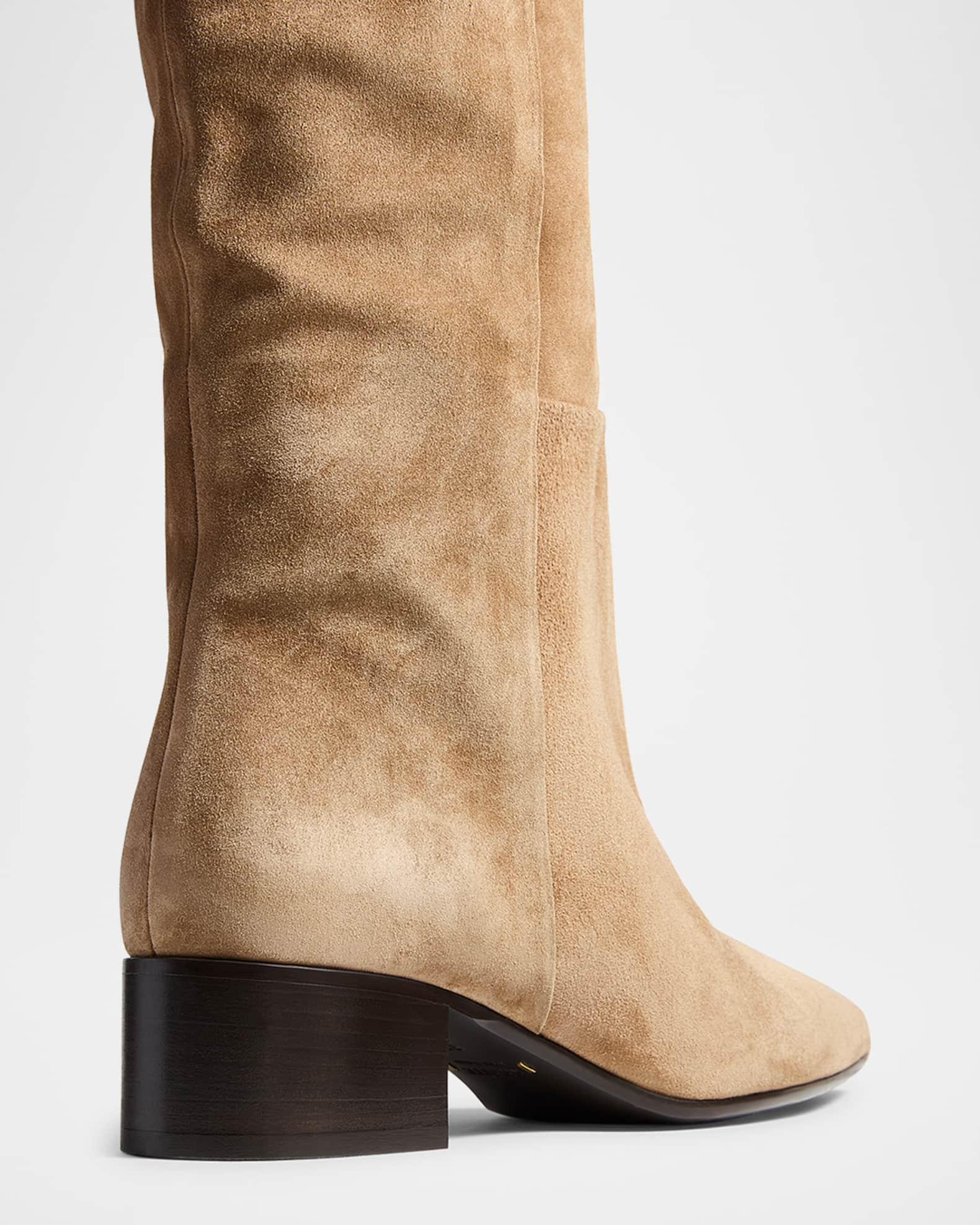 Andee Slouchy Knee-High Suede Boots Product Image