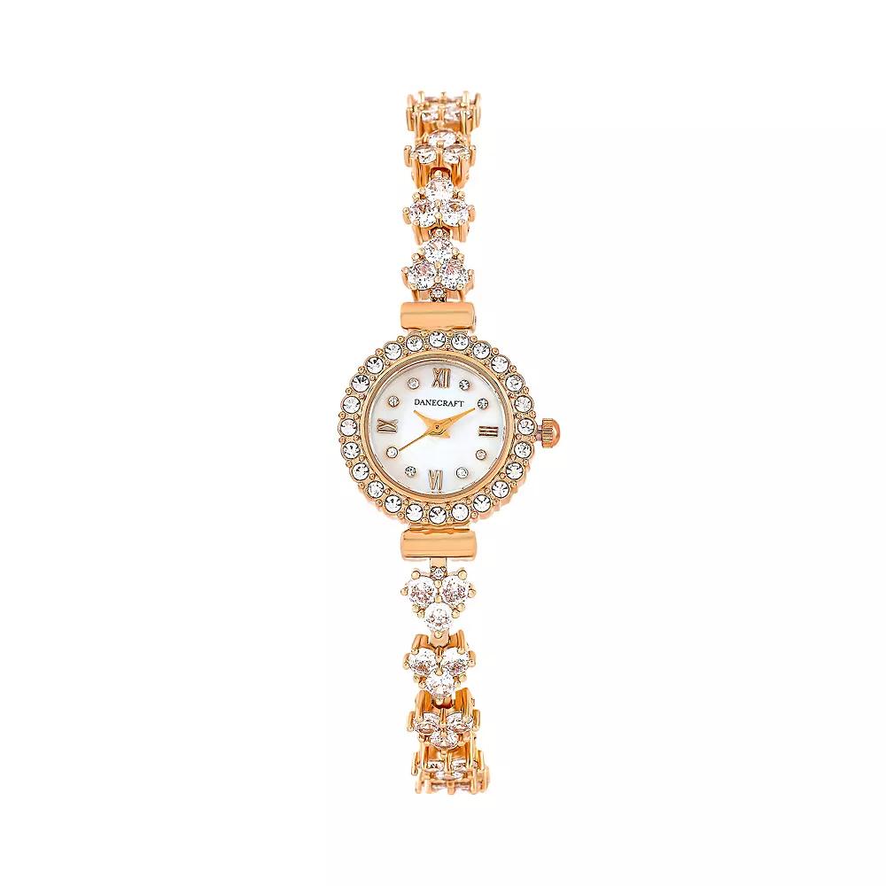 Danecraft Women's Gold Plated Oval Watch, Size: 23 mm, Rose Gold Tone Product Image