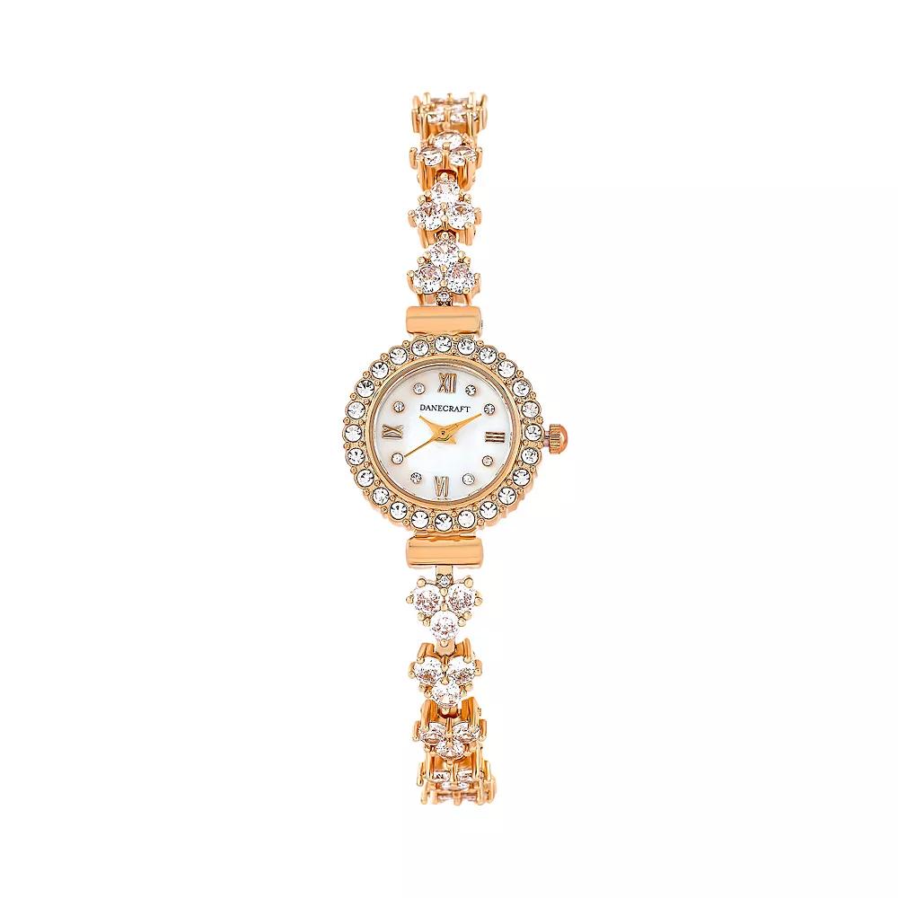 Danecraft Women's Gold Plated Oval Watch, Size: 23 mm, Rose Gold Tone Product Image