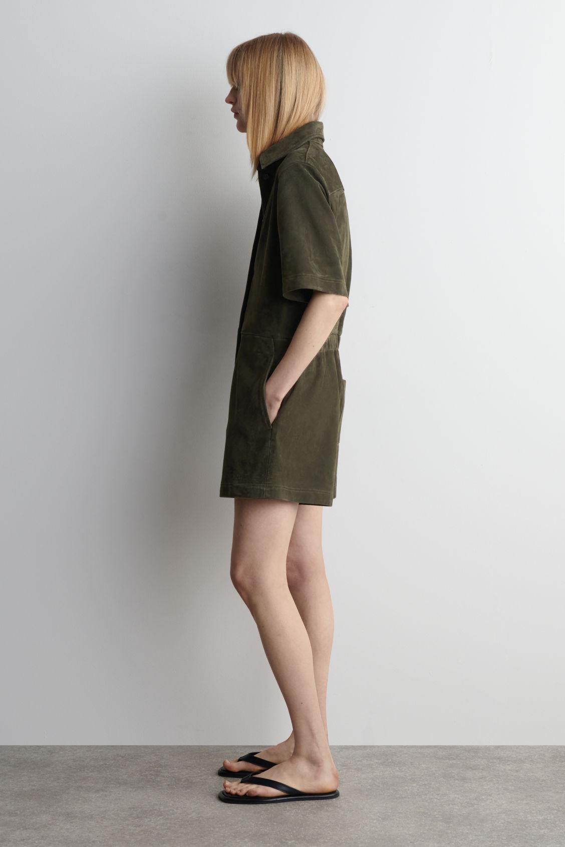 SUEDE PLAYSUIT Product Image