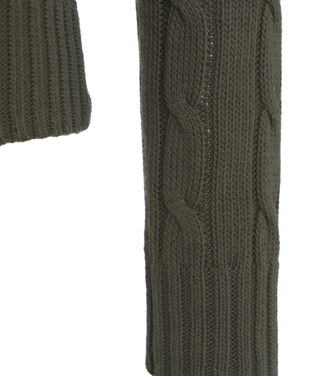 Cable-knit sweater with embroidered logo Product Image