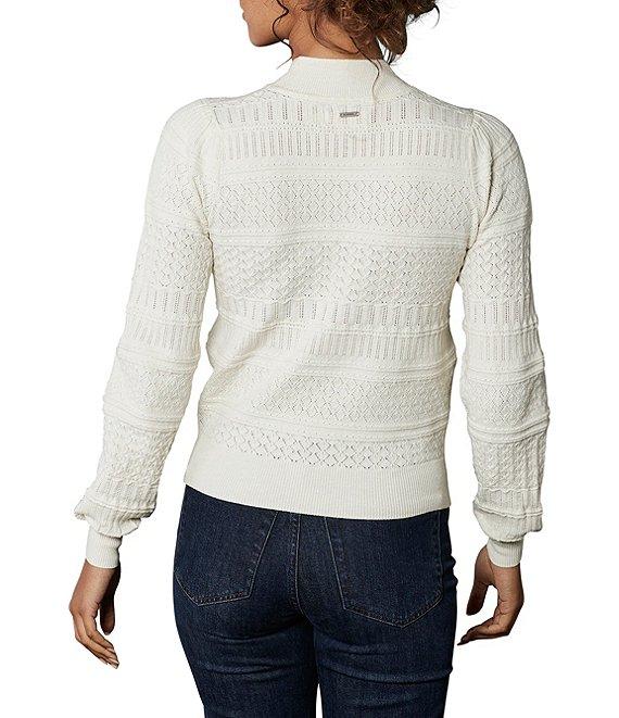 The Normal Brand Olivia Pointelle Mock Neck Sweater Product Image