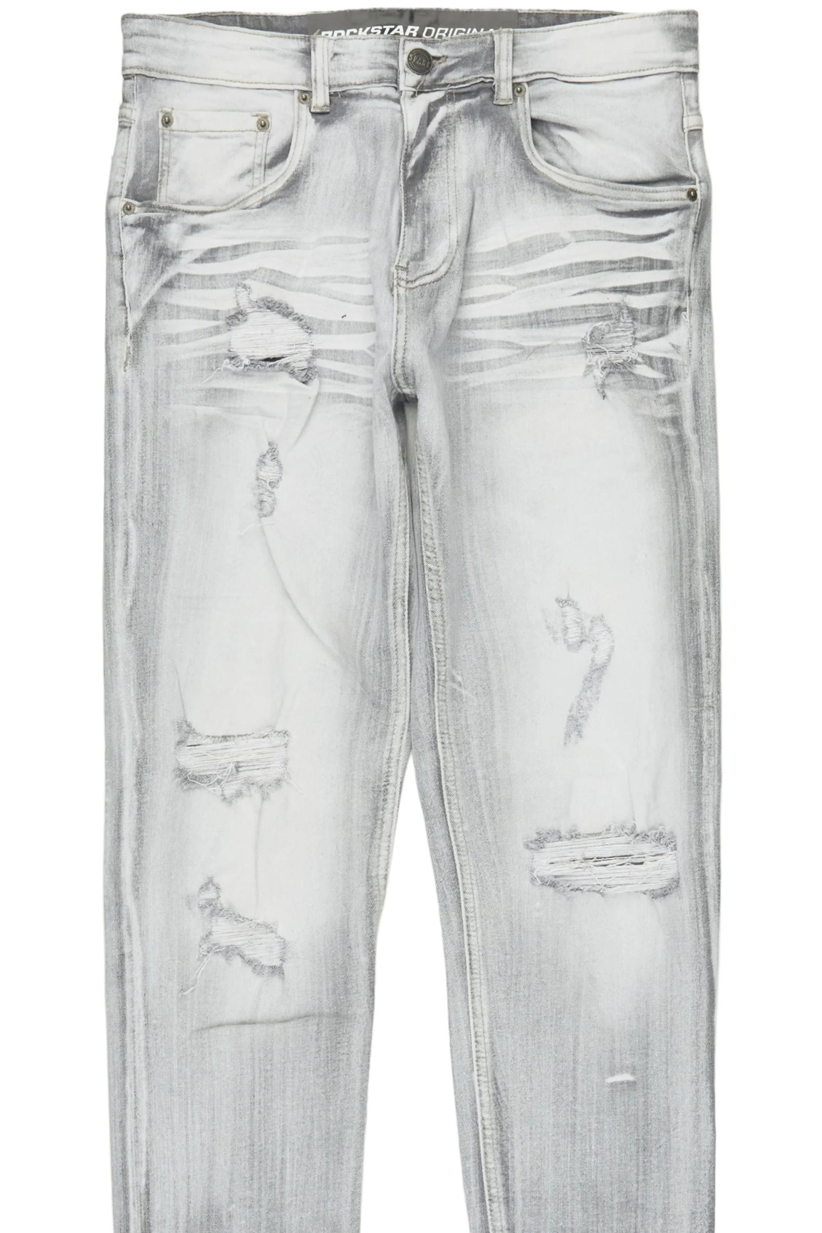 Enzi Grey Slim Fit Jean Male Product Image