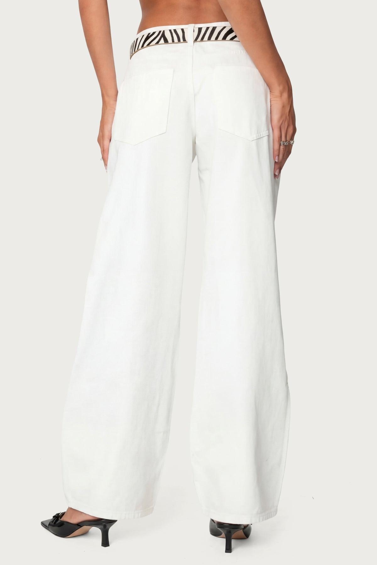 Roman Low Rise Baggy Jeans Product Image