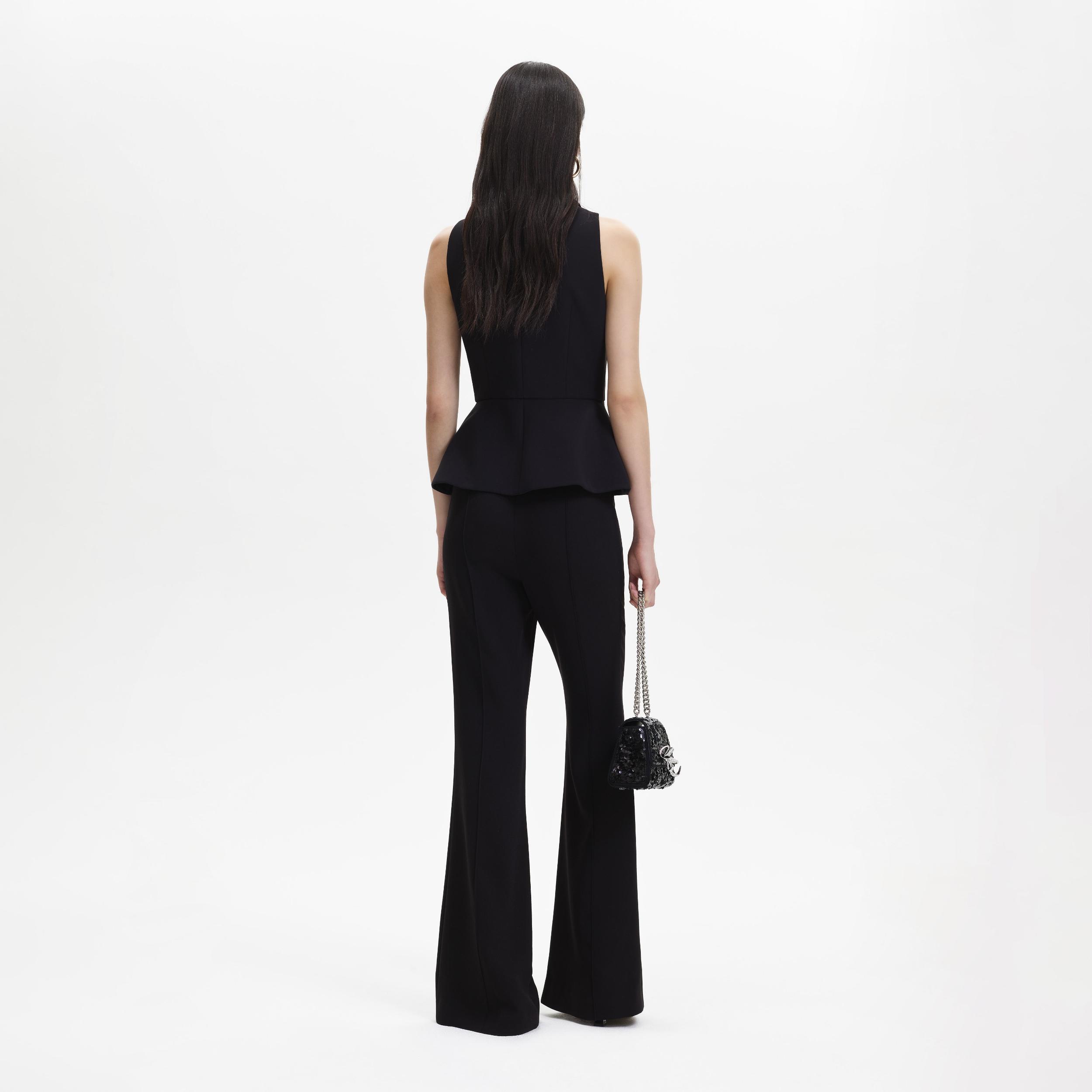 Black Tailored Jumpsuit Product Image