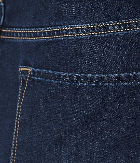 Dear John Holly Stretch Denim High Rise Cropped Wide Leg Jeans Product Image