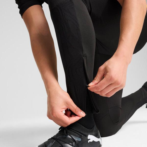 PUMA Borussia Dortmund Men's Training Pants in Black/Faster Yellow Product Image