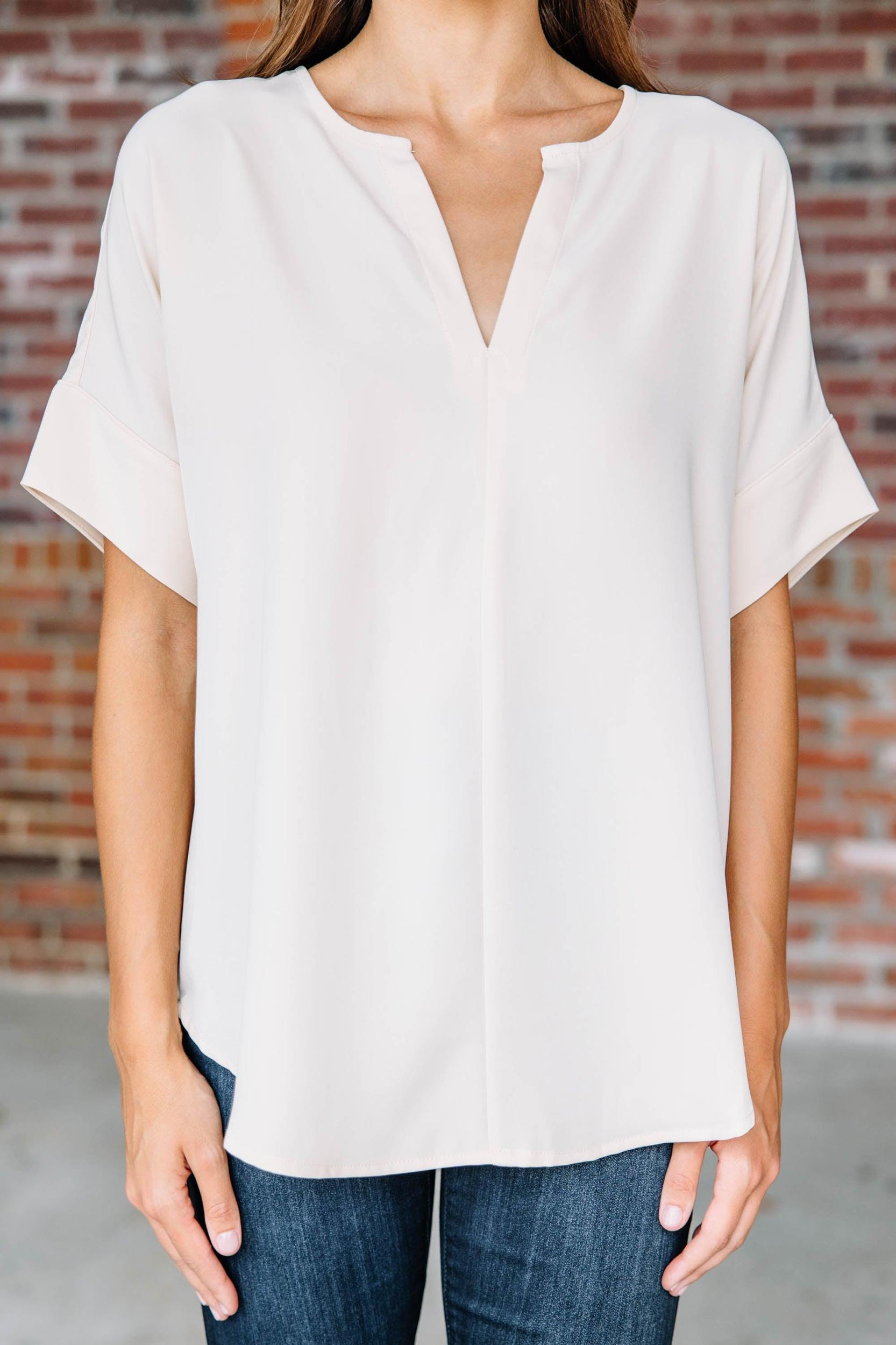 This Is Why Taupe Brown Top Female Product Image